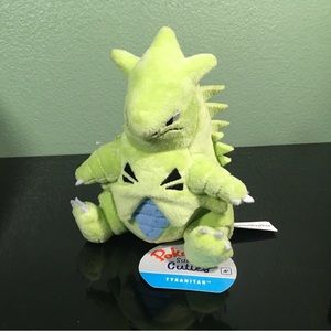 Tyranitar Sitting Cuties Plush - 6 ½ In. NWT “Very Rare”